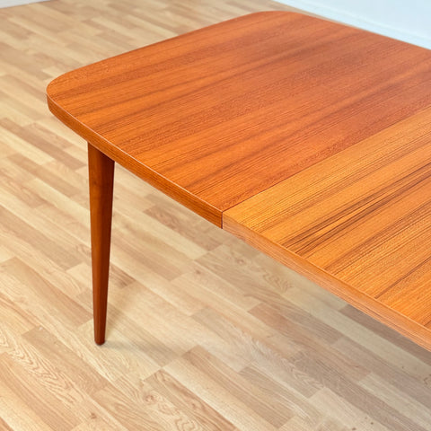 Swedish dining table in teak