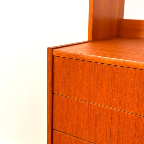 Bookshelf in teak by B. Fridhagen for Bodafors, 1960s-70s, Sweden