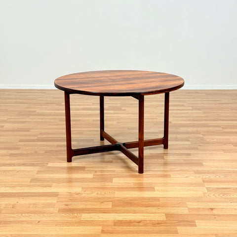 Norwegian coffee table in Santos rosewood by Arne Halvorsen & Rasmus Solberg
