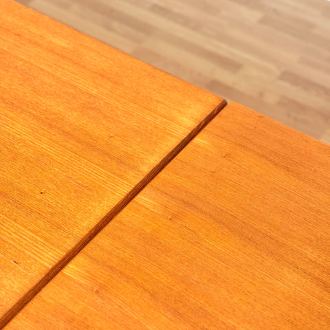 Danish rectangular dining table in teak & oak by Borge Mogensen
