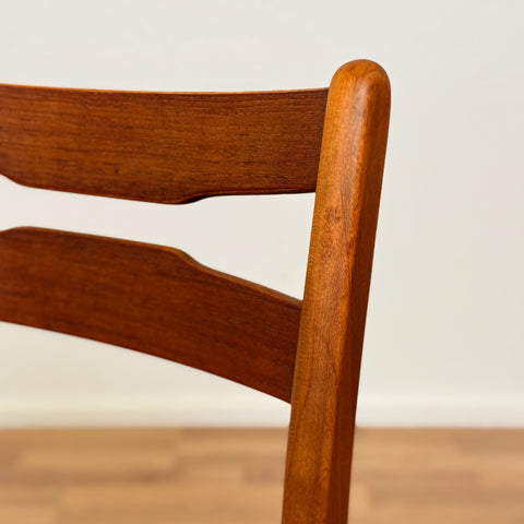 Set of 4 dining chairs in teak & beech by Findahl, 1950s-60s, Denmark