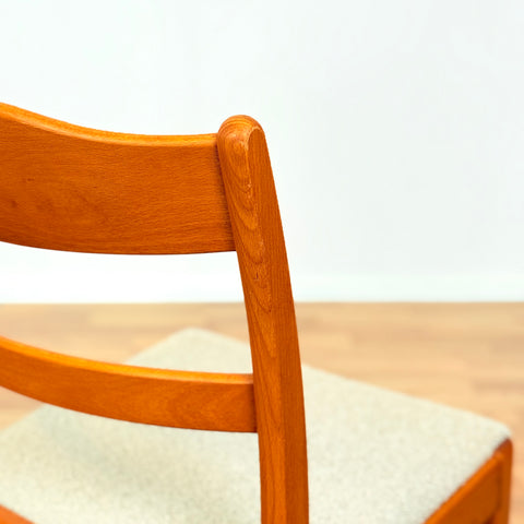 Swedish set of 4 dining chairs in beech
