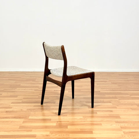 Danish set of 6 dining chairs in oak by Uldum Mobelfabrik