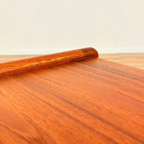 Danish serving trolley in teak by Aksel Kjersgaard for Odder Møbler