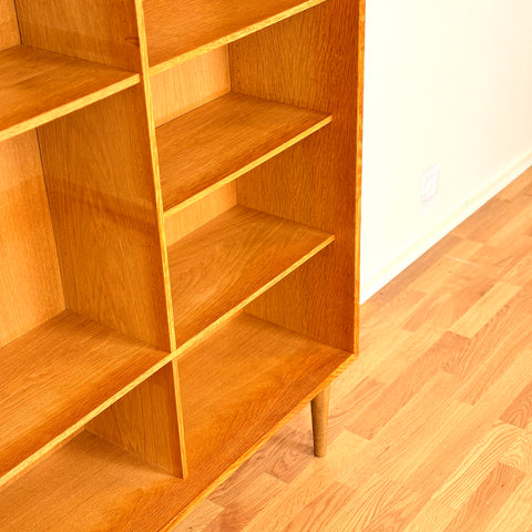 Reserved Swedish bookshelf in oak