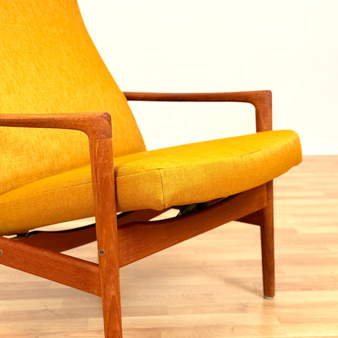Swedish armchair in teak by DUX