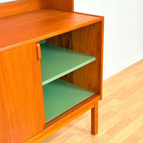 Swedish bookshelf in teak by B. Fridhagen for Bodafors