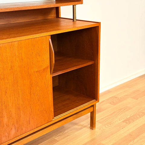 Swedish bookshelf in teak & beech by AB Möbelfabriken Varia, model 'Varia bokhylla'