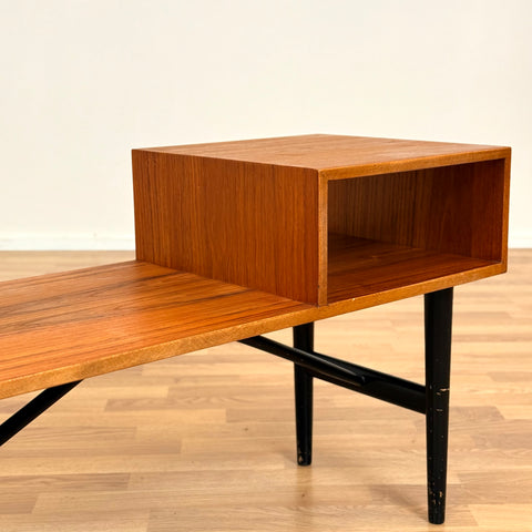 Swedish hall table in teak