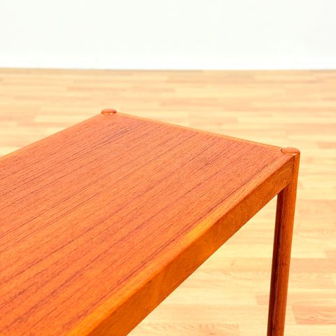 Swedish side table in teak