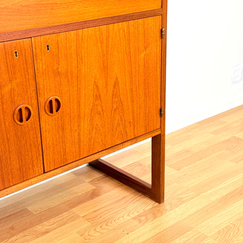 Swedish highboard in teak by Arne Wahl Iversen for IKEA, model 'Varie B'