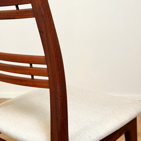 Swedish dining chairs in walnut by Svante Skogh