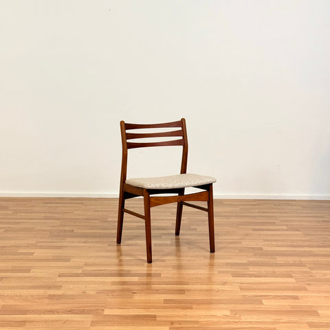 Danish set of 4 dining chairs in teak and beech by SAX