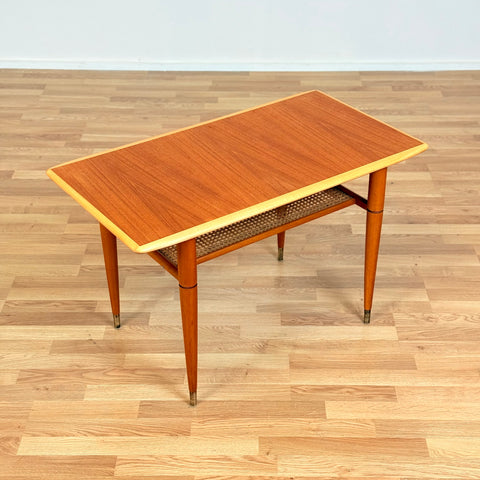 Swedish coffee table in teak & beech
