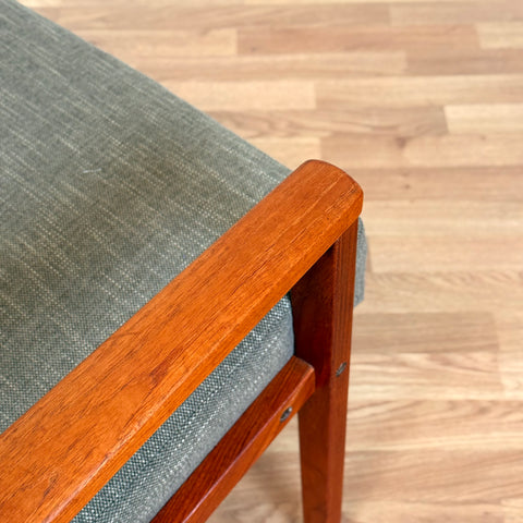 Danish armchair in solid teak