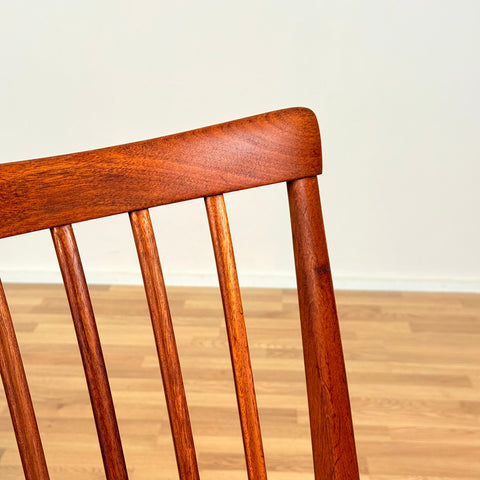 Swedish set of 4 dining chairs in teak by Carl Malmsten