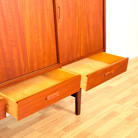 Danish highboard in teak