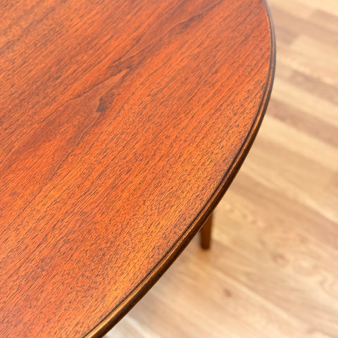Swedish oval dining table "Vindö" in walnut by Svante Skogh