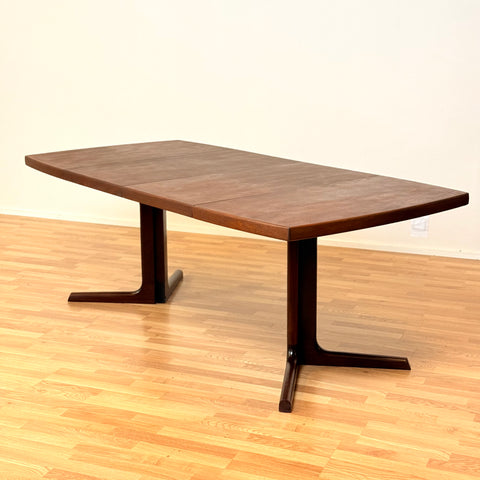 Danish square dining table in mahogany by Farstrup
