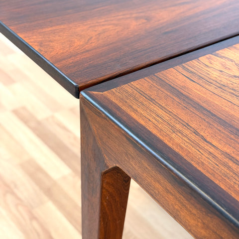 Unique rectangular dining table by Kai Winding for Poul Hundevad from 1955