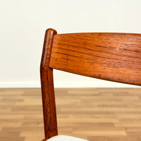 Danish set of 2 dining chairs in teak by Erik Kirkegaard