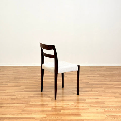 Swedish dining chairs in Santos rosewood by Troeds