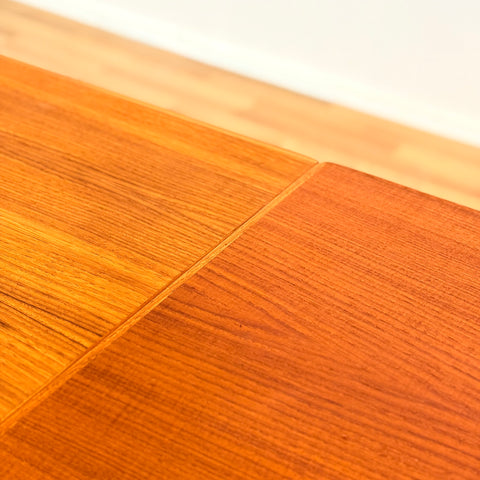 Danish rectangular dining table in teak