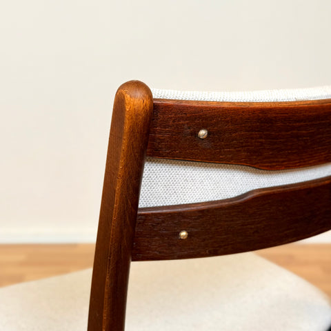 Danish dining chairs in beech & oak by Findahl