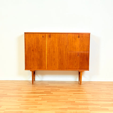 Swedish highboard in teak