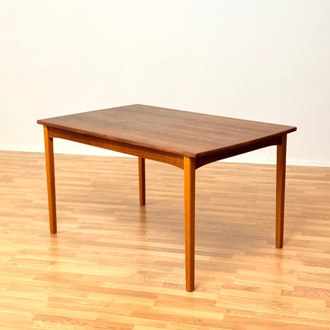 Swedish rectangular dining table in teak