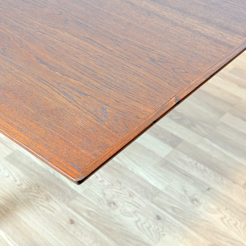Danish rectangular dining table in teak