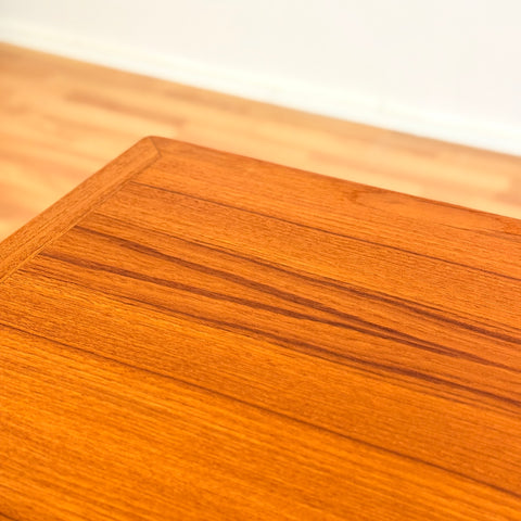 Danish rectangular dining table in teak