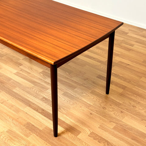 Danish rectangular dining table in teak