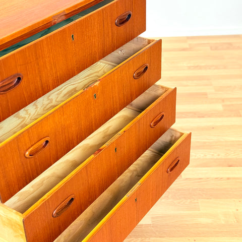 Swedish chest of drawers in teak
