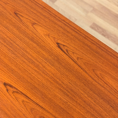 Danish rectangular dining table in teak