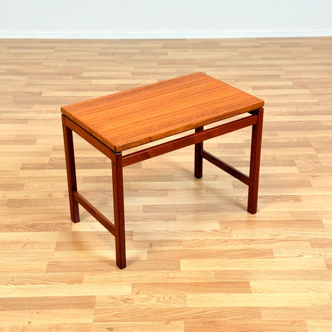 Swedish side table in teak by HMB Möbler Rörvik