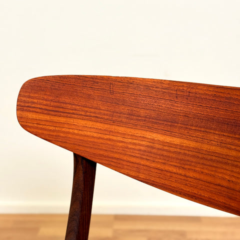 Set of 8 dining chairs in teak, 1950s-60s, Denmark