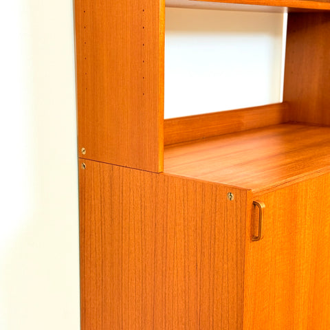 Swedish bookshelf in teak by Bertil Fridhagen for Bodafors