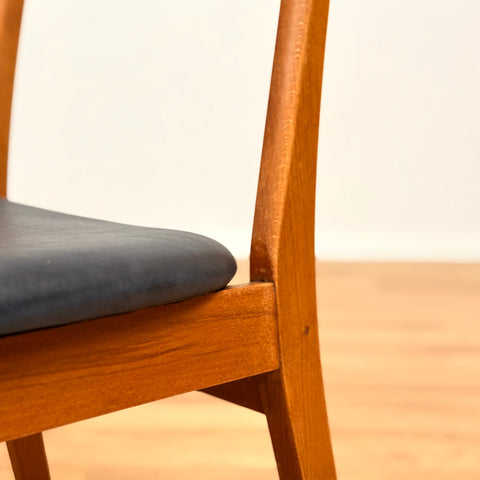 Danish dining chairs in teak & beech by Farstrup, model "210"