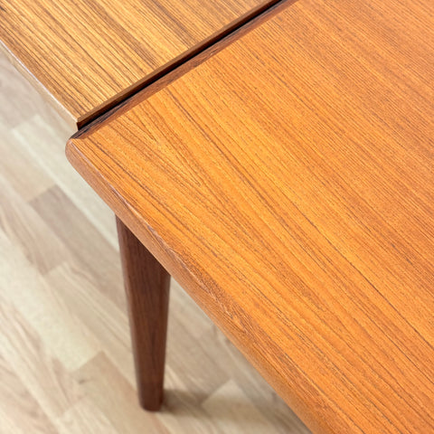 Danish dining table in teak by Henning Kjærnulf for Vejle furniture factory