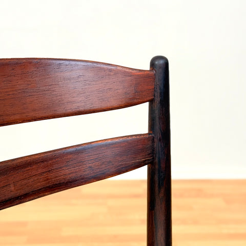 Swedish dining chairs in teak by AB Johansson & Söner in Hyssna
