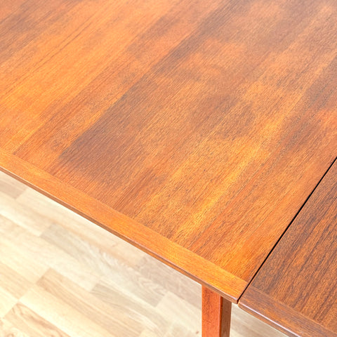Swedish rectangular dining table in teak by Nils Jonsson for Troeds