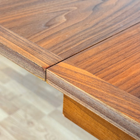 Swedish oval dining table in walnut