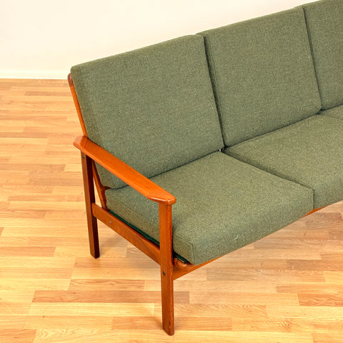Swedish sofa in solid teak