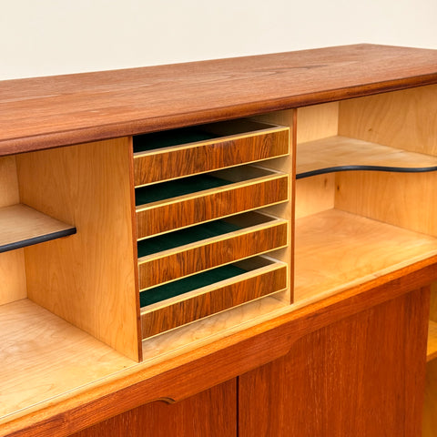 Danish highboard in teak