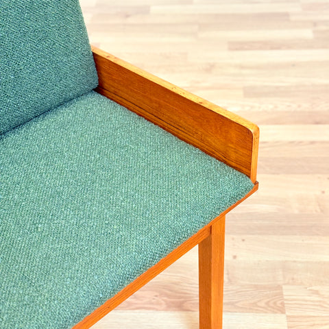 Swedish hall bench in teak & beech