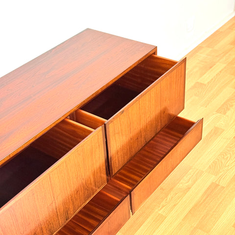 Danish sideboard in Santos rosewood by Omann Jun A/S, model 'nr.2'