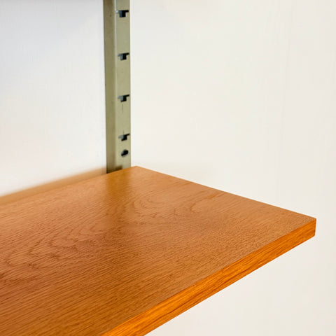 Swedish "Pira" shelving system in oak