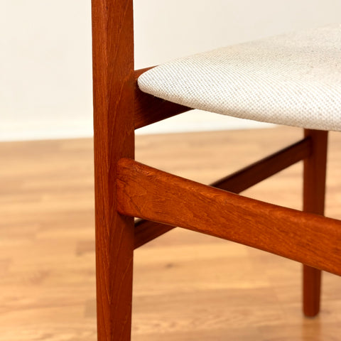 Swedish dining chairs in teak by Ulferts