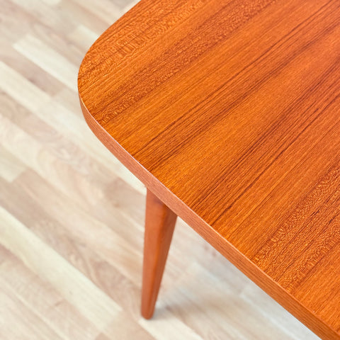 Swedish dining table in teak
